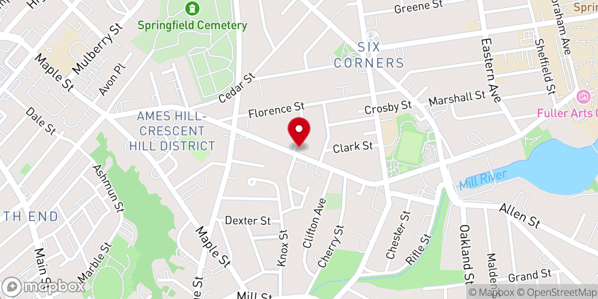 Map showing location of New Hope Pentecostal Church