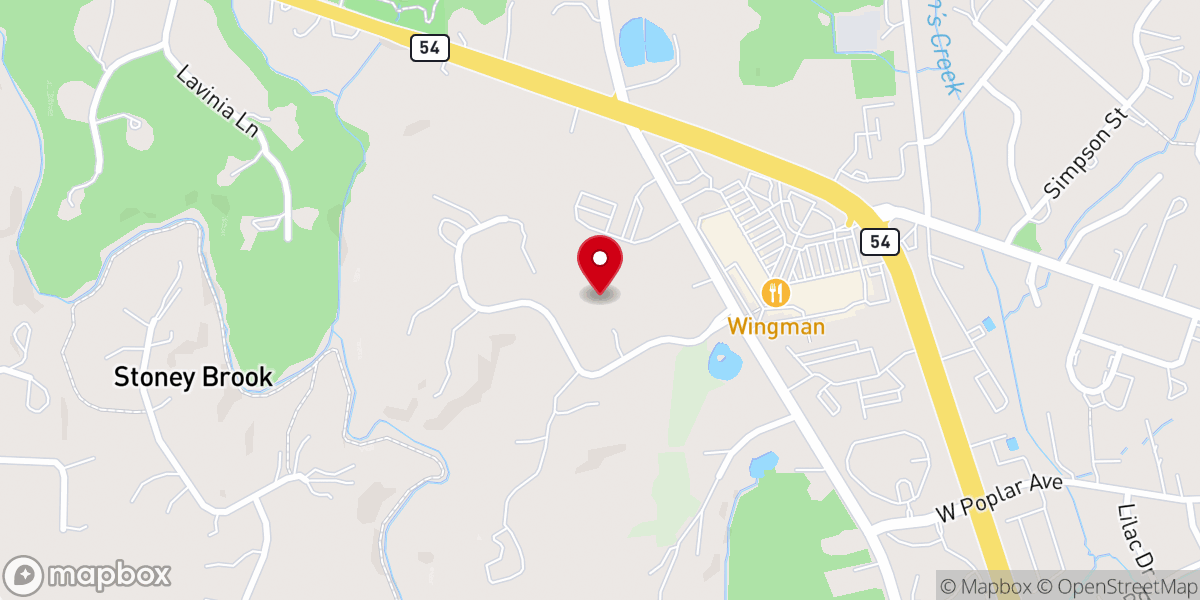 Map showing location of Deer Park Community Church