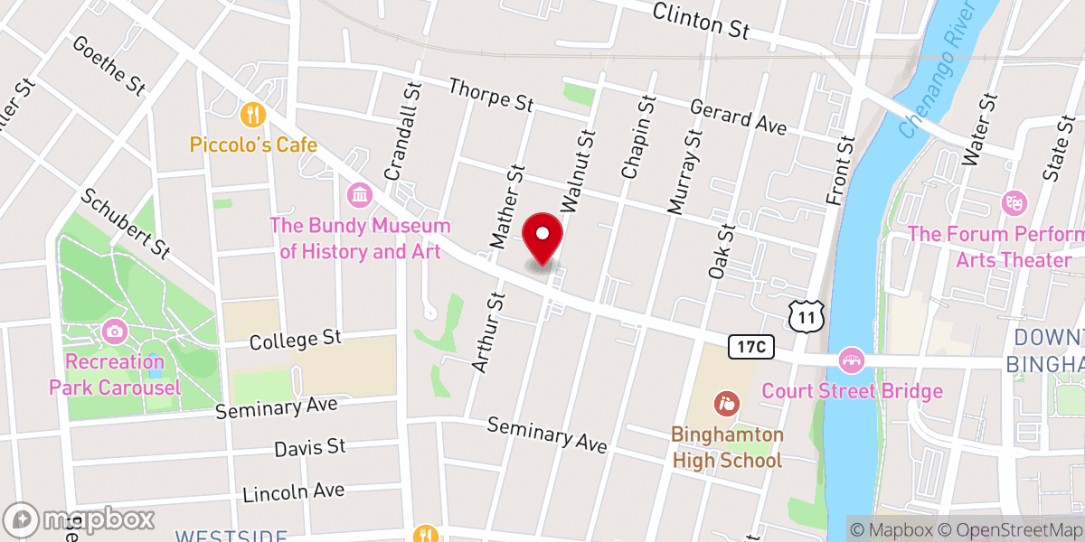 Map showing location of Salvation Temple Church