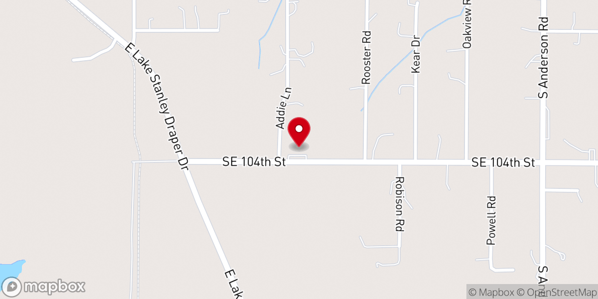 Map showing location of Friendship Pentecostal Church