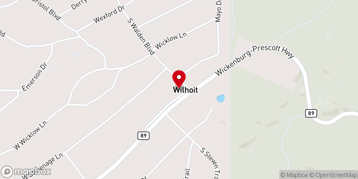 Map showing location of SonRise Fellowship Church