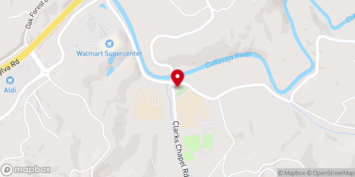 Map showing location of Wells Grove Church