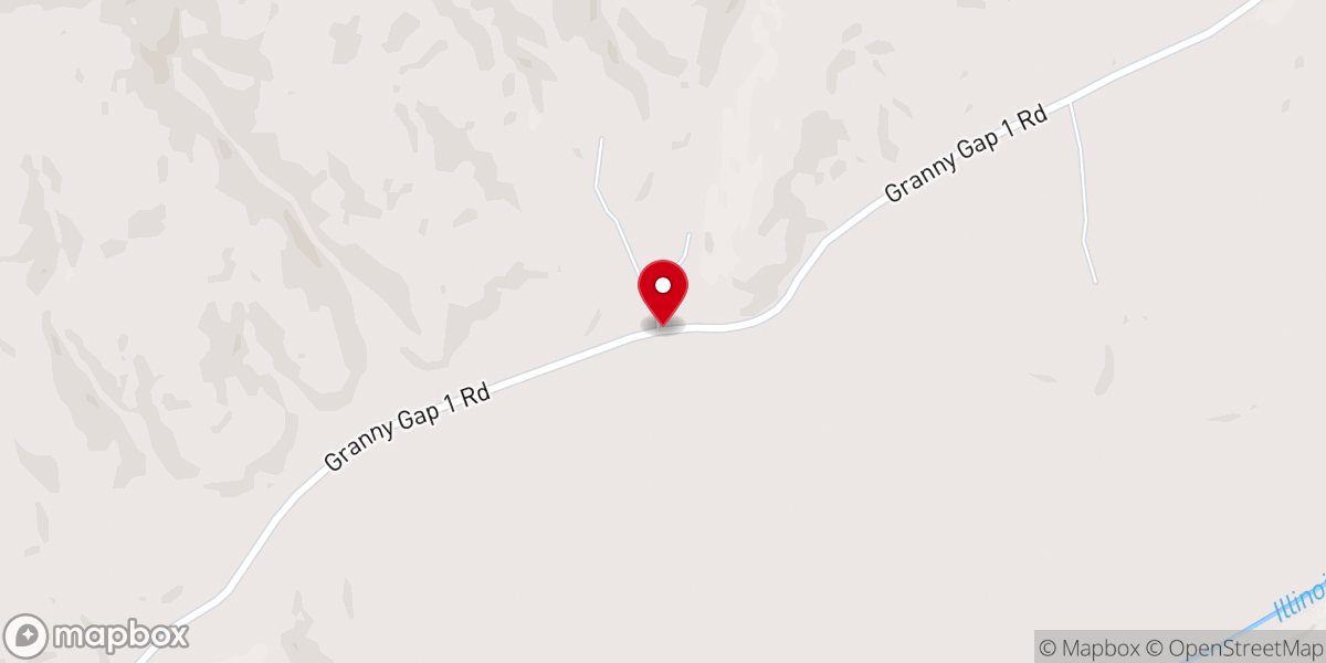 Map showing location of Price Grove Assembly of God