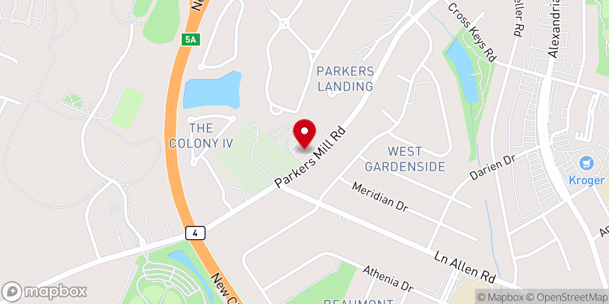 Map showing location of St. Raphael Episcopal Church