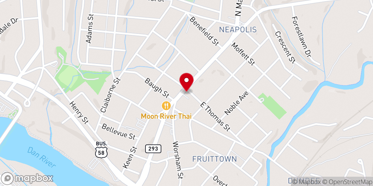 Map showing location of Thee Arc