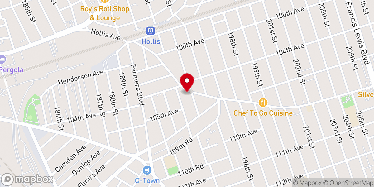 Map showing location of Caesar Roderick R