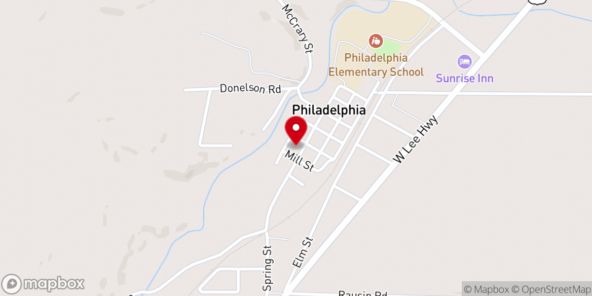 Map showing location of Branded Church Ministries
