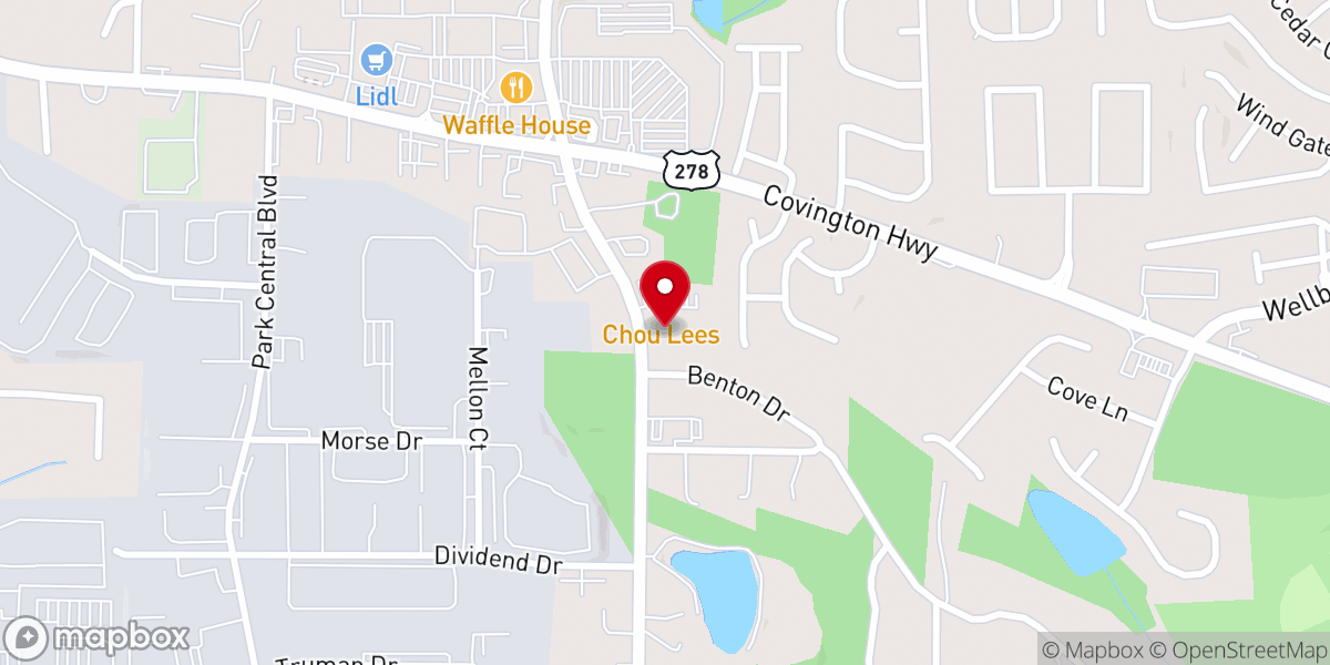 Map showing location of Greater Hope Refuge Temple