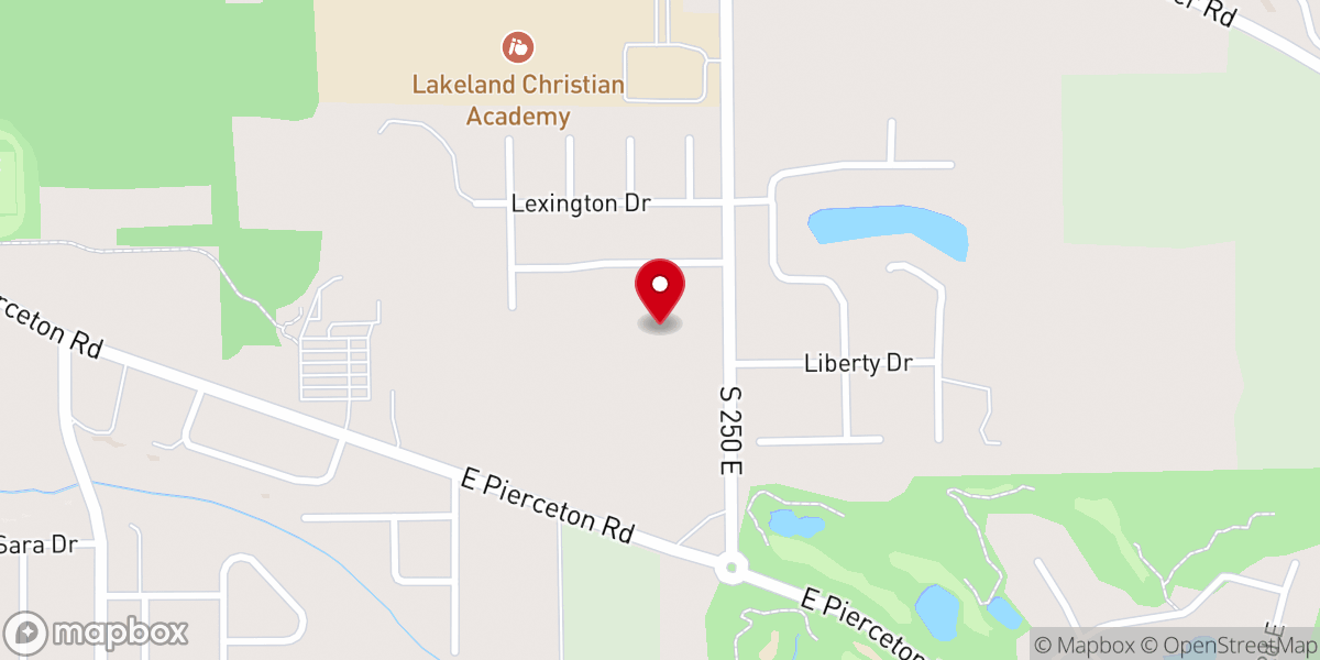 Map showing location of Celebration Church