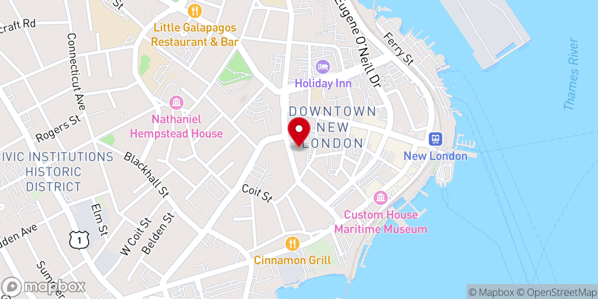 Map showing location of Gospel Life Church