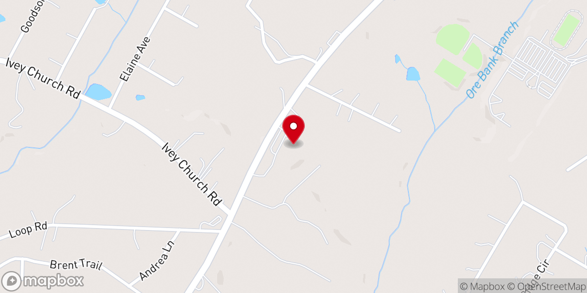 Map showing location of Macedonia Baptist Church