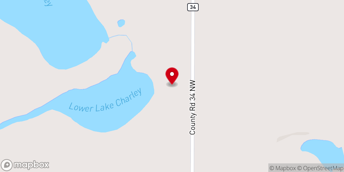 Map showing location of Gathered Oaks