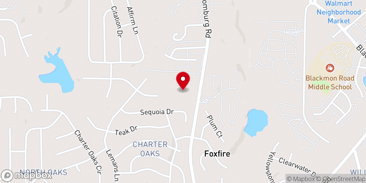Map showing location of Rivertown Church