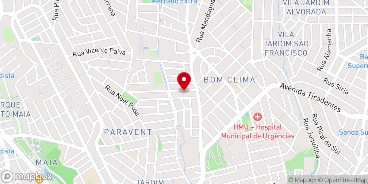 Map showing location of Igreja Pentecostal Renovo de Cristo