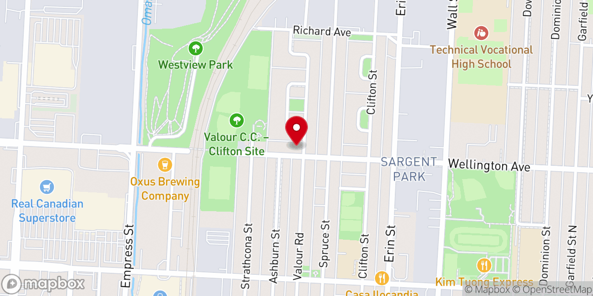 Map showing location of Mabuhay Baptist Christian Church
