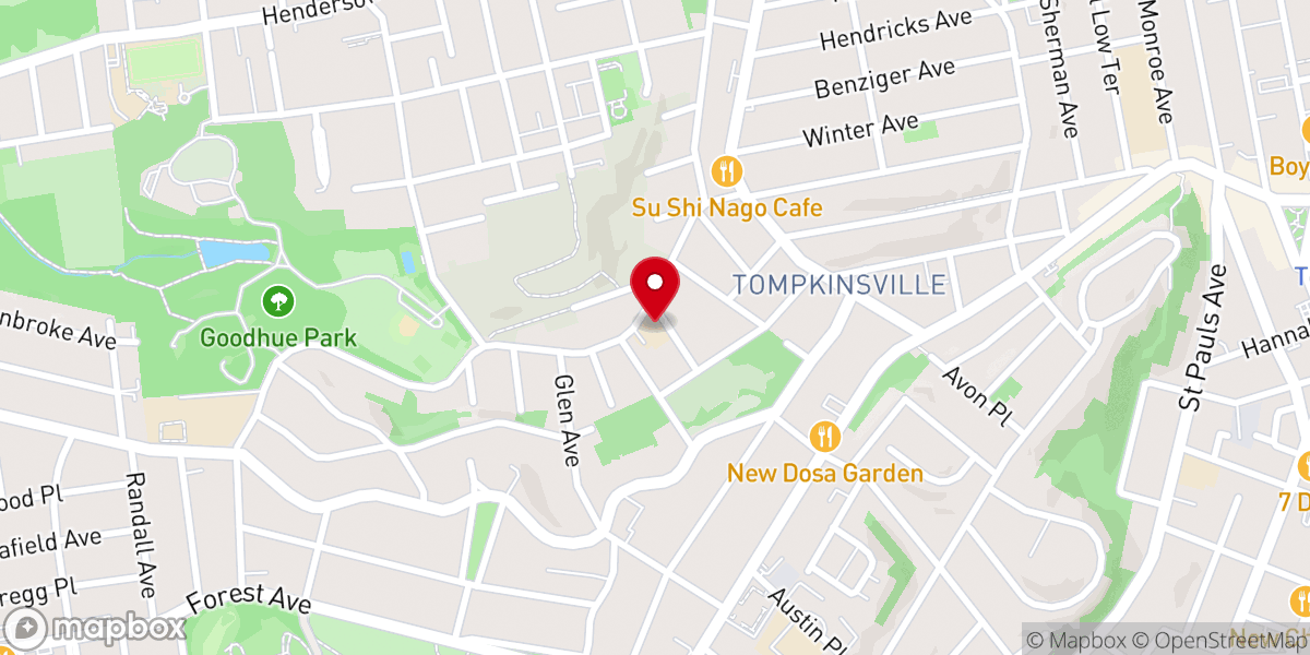 Map showing location of Church of the Assumption Parochial School
