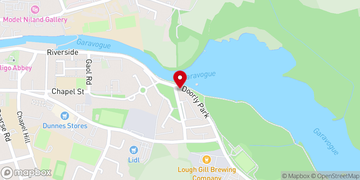 Map showing location of Rose Of Innisfree