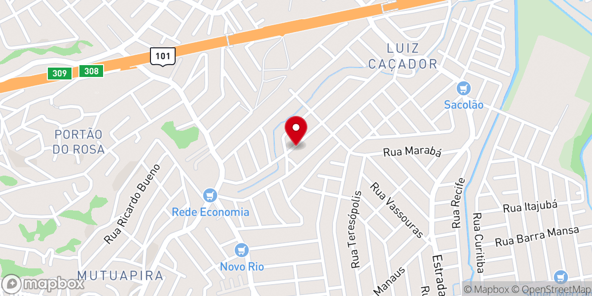 Map showing location of Igreja Evangélica Assembleia de Deus em Birapitanga