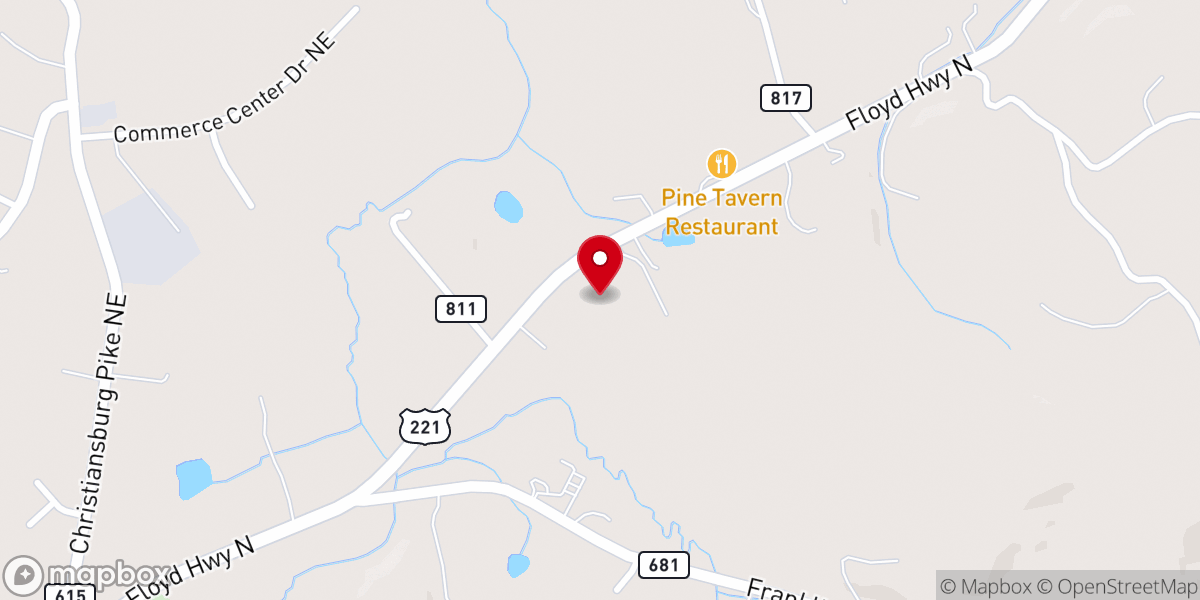 Map showing location of The Church of Jesus Christ of Latter-day Saints