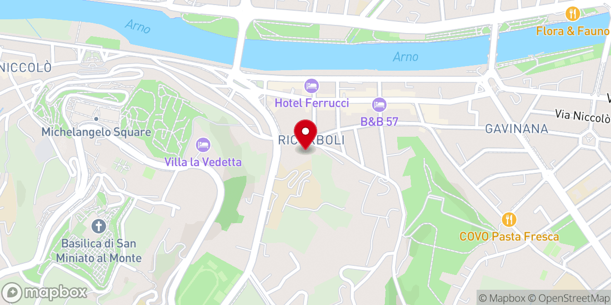 Map showing location of Parrocchia Santa Maria a Ricorboli