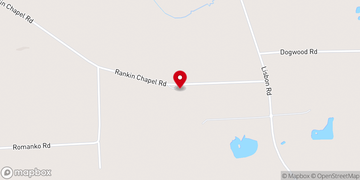 Map showing location of Rankin Chapel United Methodist