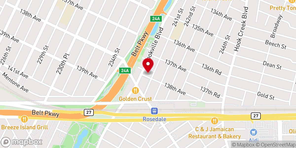 Map showing location of Saint Clare Roman Catholic Church