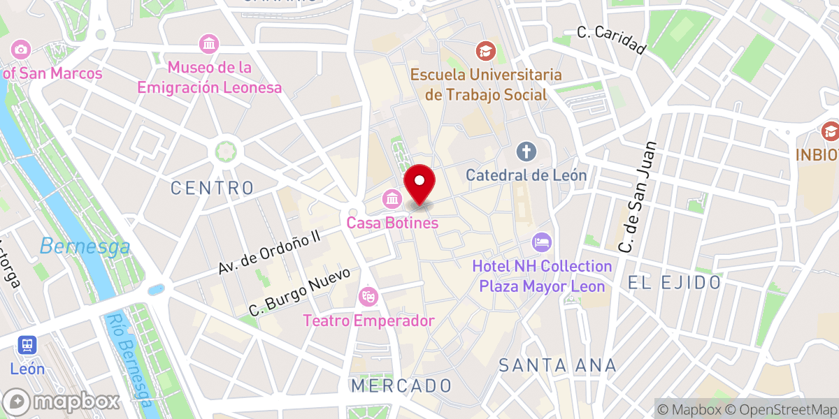 Map showing location of Capilla del Cristo de la Victoria