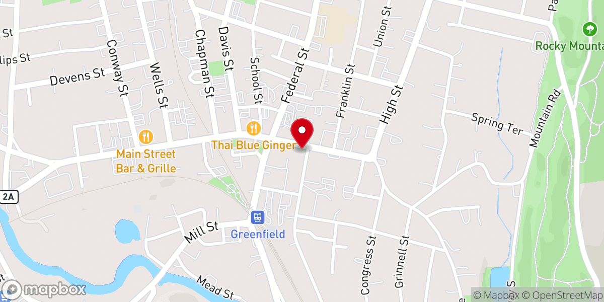 Map showing location of All Souls Church