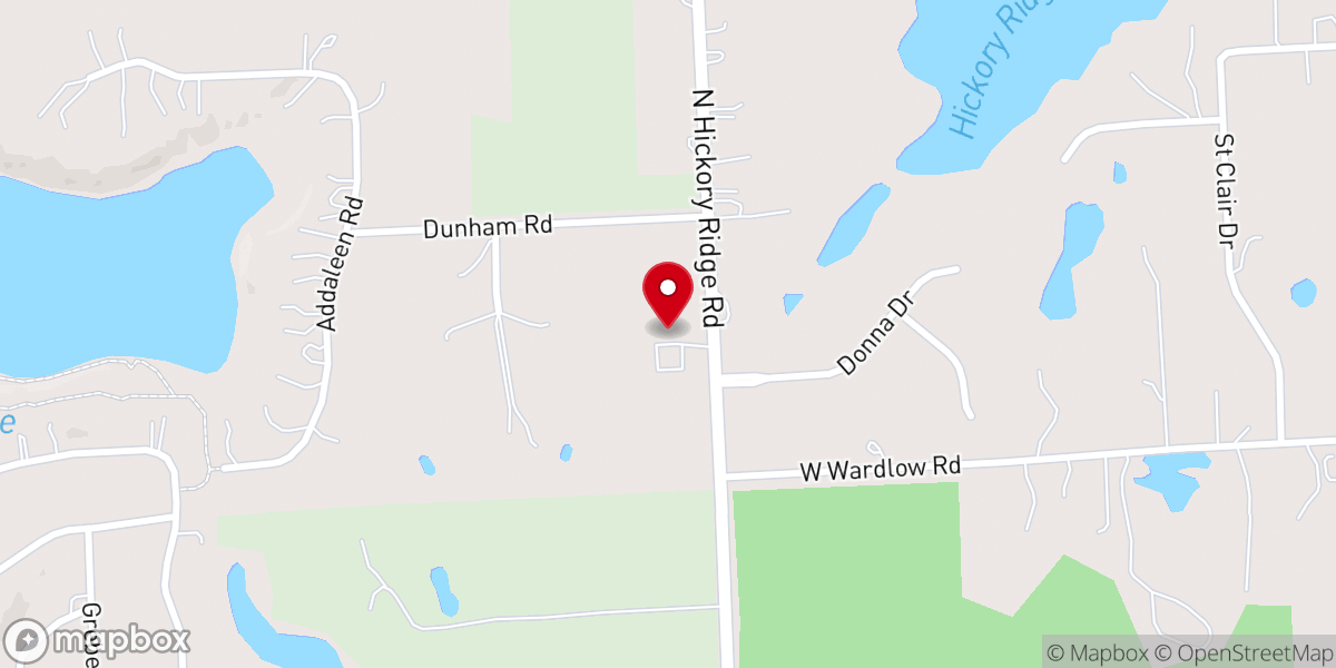 Map showing location of Highland Congregational Church