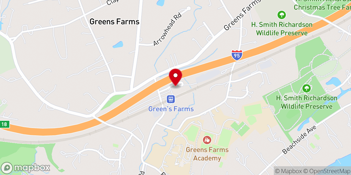Map showing location of United States Postal Service