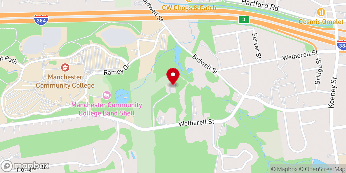 Map showing location of ICGC JOY TEMPLE MANCHESTER CT