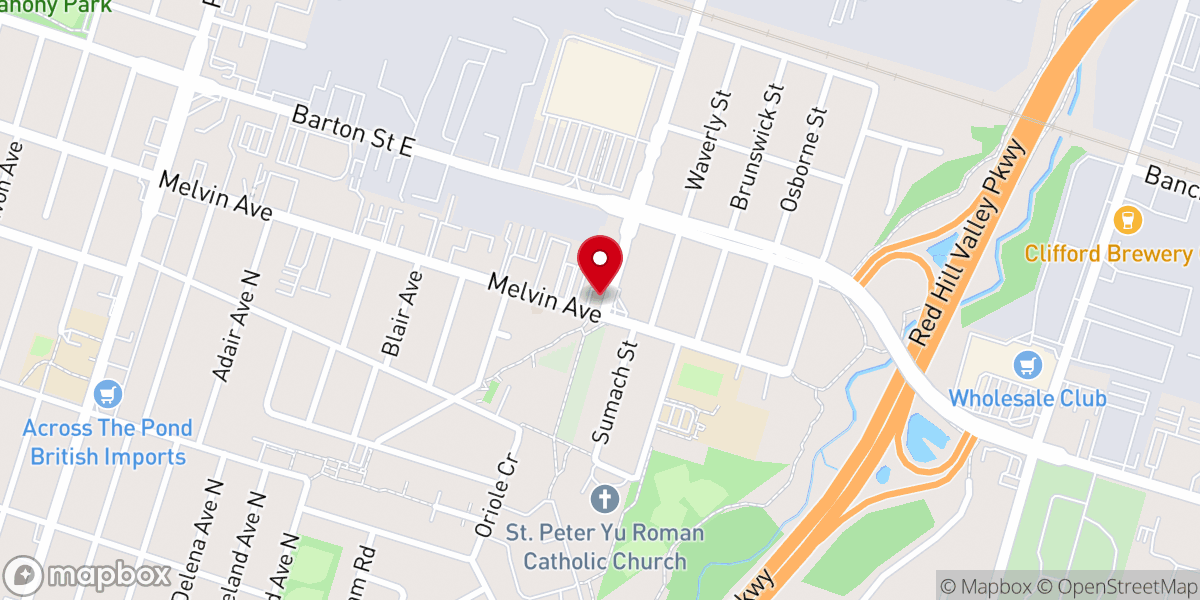 Map showing location of All Saints Of North America Orthodox Church