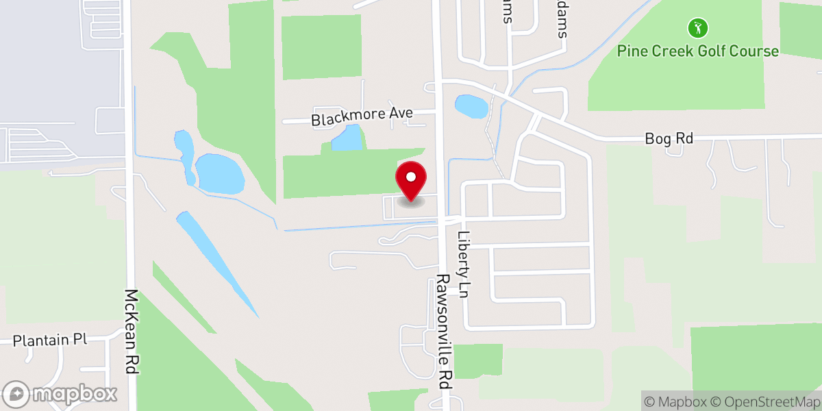 Map showing location of Redemption Bible Church