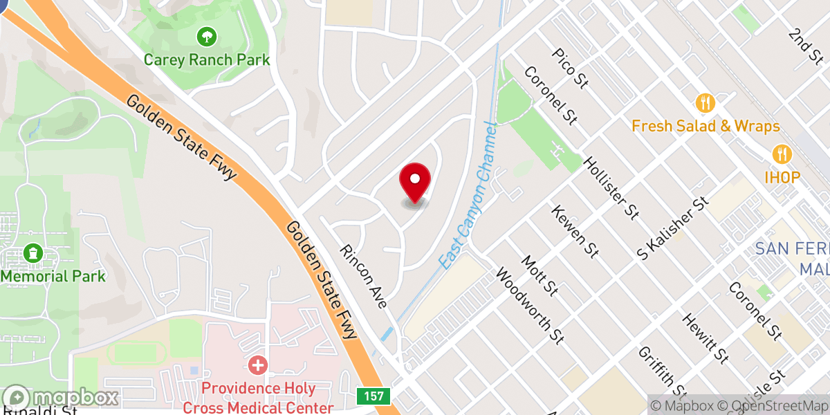 Map showing location of church of mid-uel worship