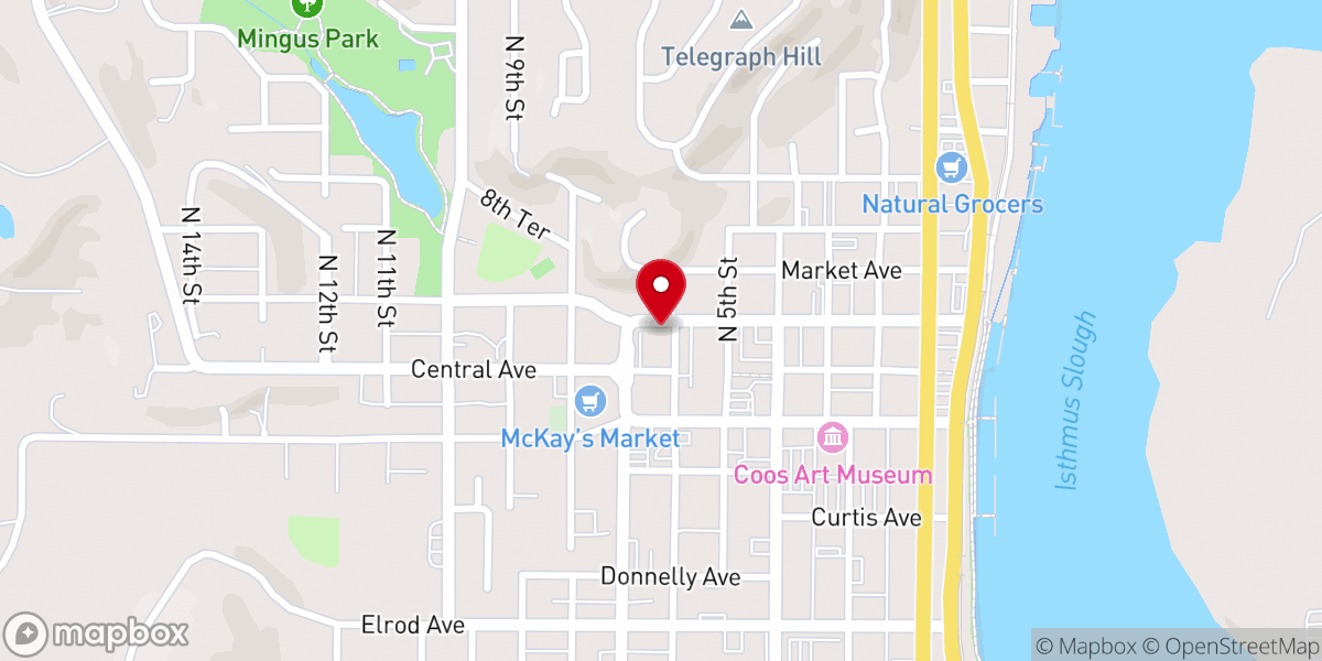 Map showing location of The Refuge Church of God
