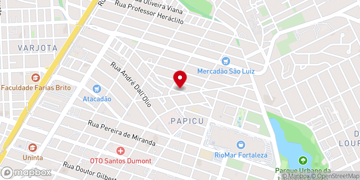 Map showing location of Igreja Batista do Planalto