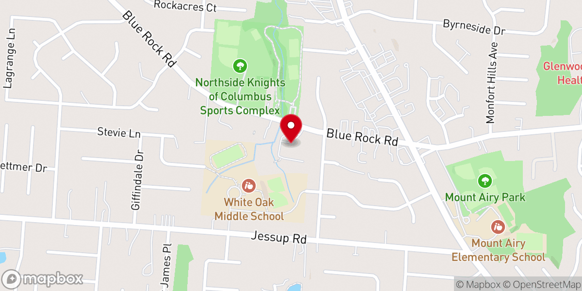 Map showing location of First Pentecostal Apostolic Church