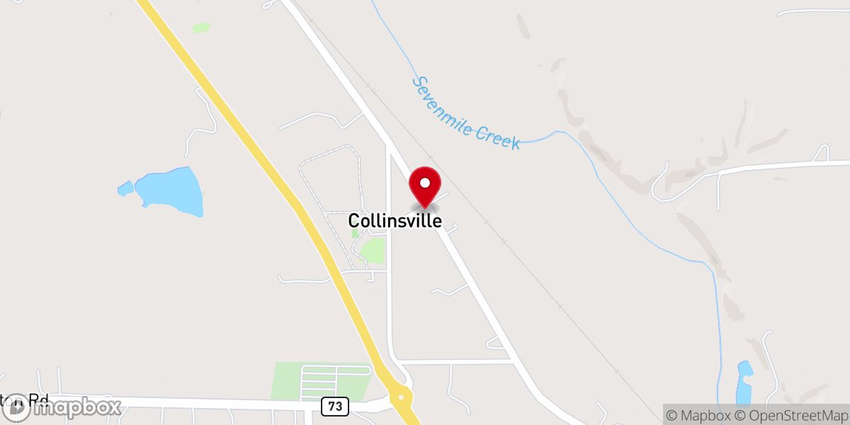 Map showing location of CE Chapel