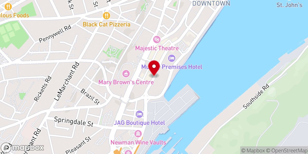 Map showing location of Water Street Historic District