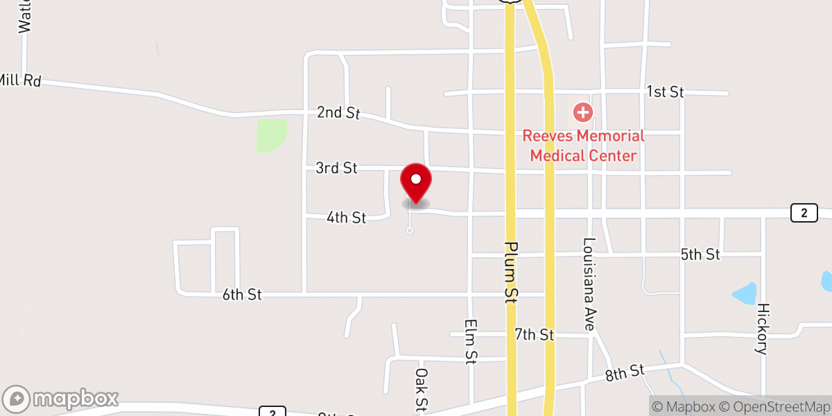 Map showing location of Bernice Villa Apartments