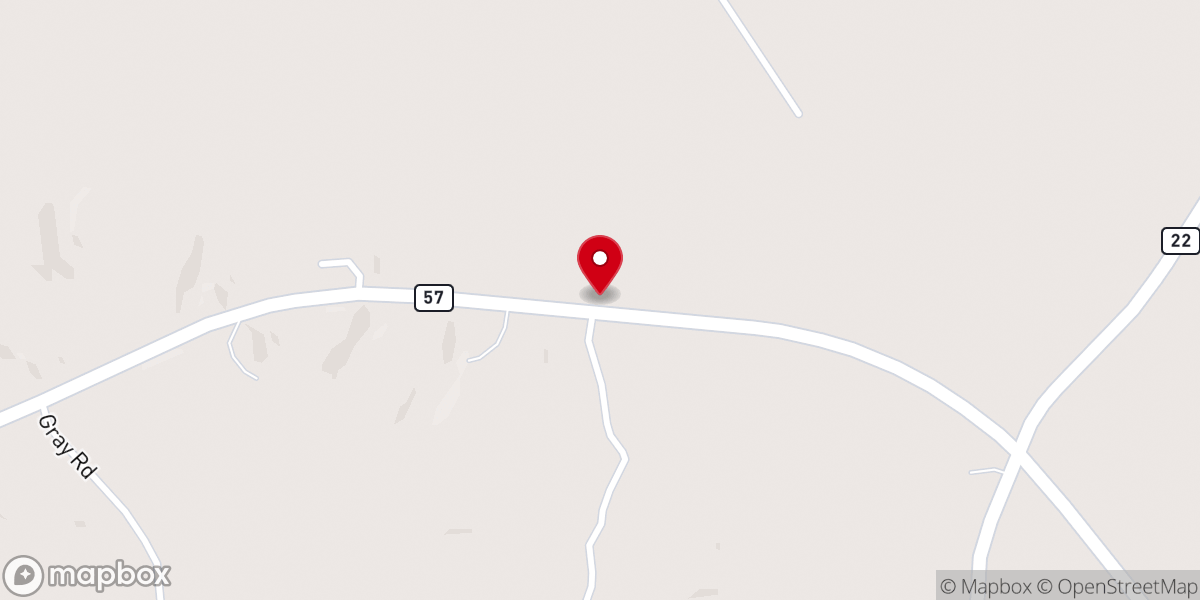 Map showing location of The Church Of God Michie, Tn.