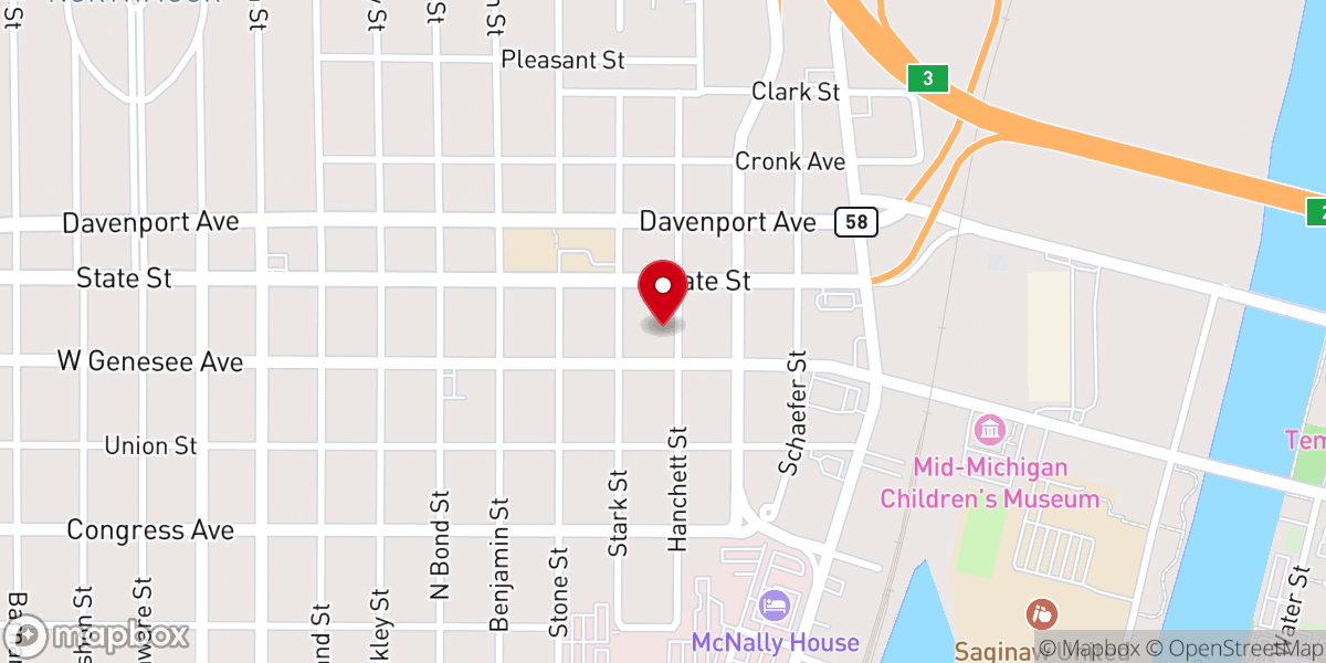 Map showing location of Resurrection United Methodist Church