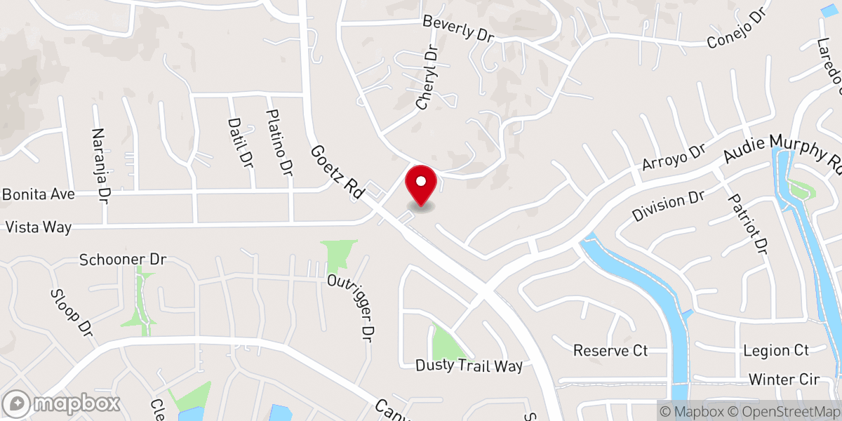 Map showing location of Grace Christian School