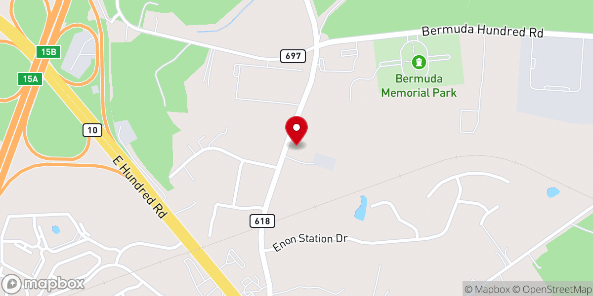 Map showing location of Mt Pleasant Baptist Church
