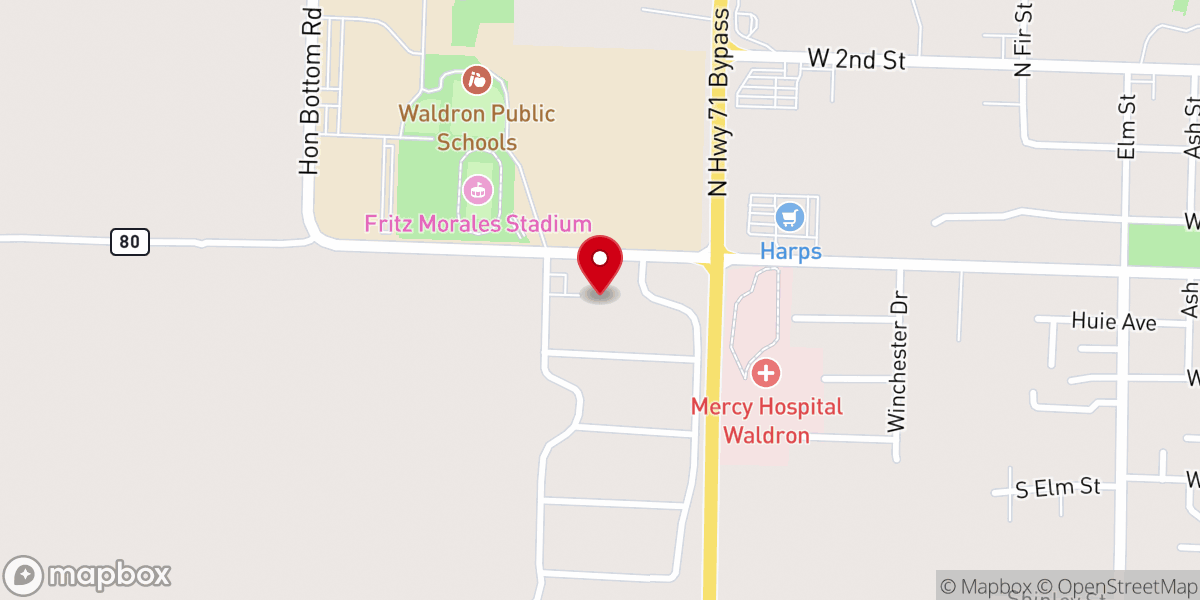 Map showing location of Apostolic Lighthouse Church