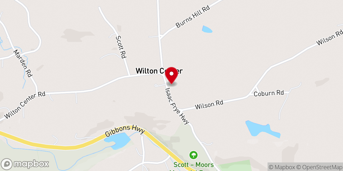 Map showing location of Unitarian Congregational Society