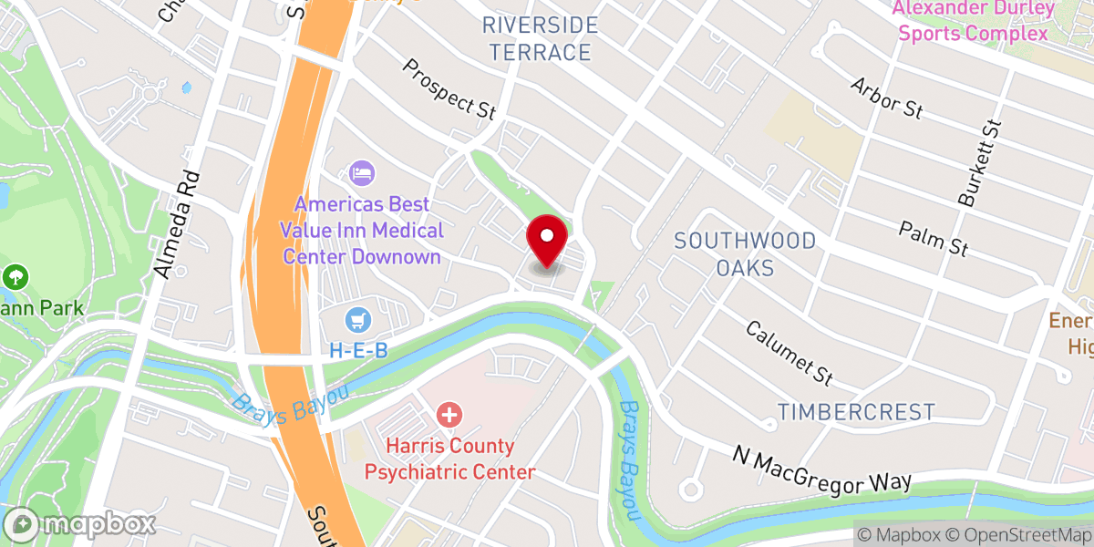 Map showing location of Good Hope Missionary Baptist Church