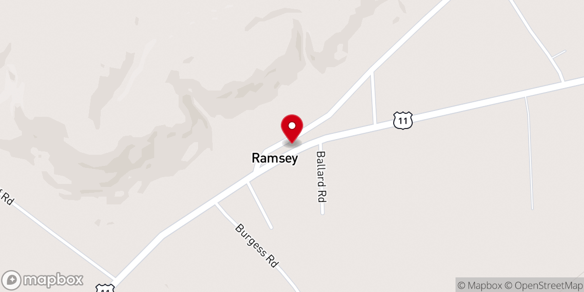 Map showing location of UNITY Church