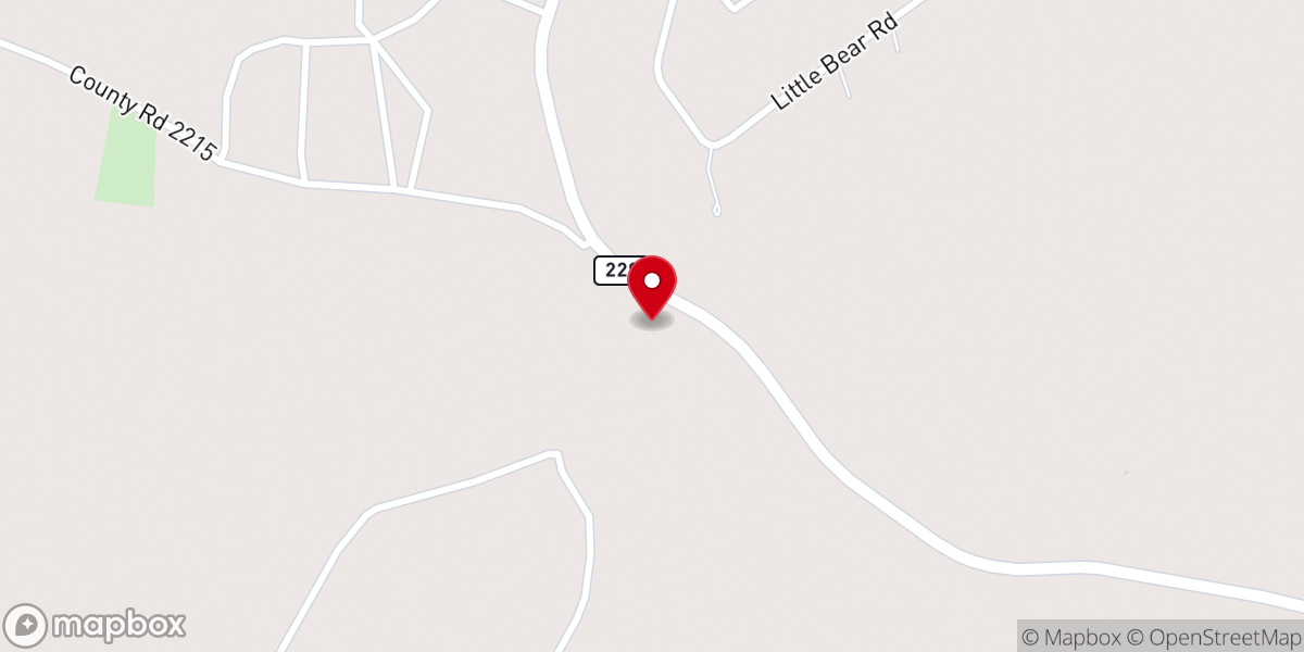 Map showing location of Lake Baptist Church
