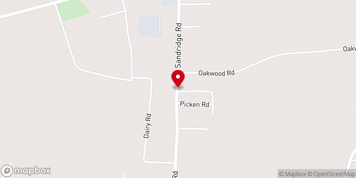 Map showing location of Church of Faith